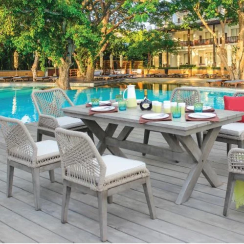 
RATTAN OUTDOOR DINING SET MODERN 2020 