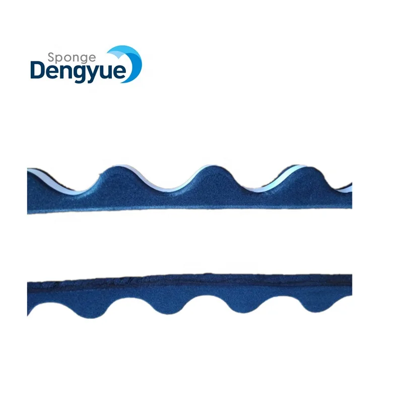 Roof panels seal fireproof corrugated inside foam rubber closure strips