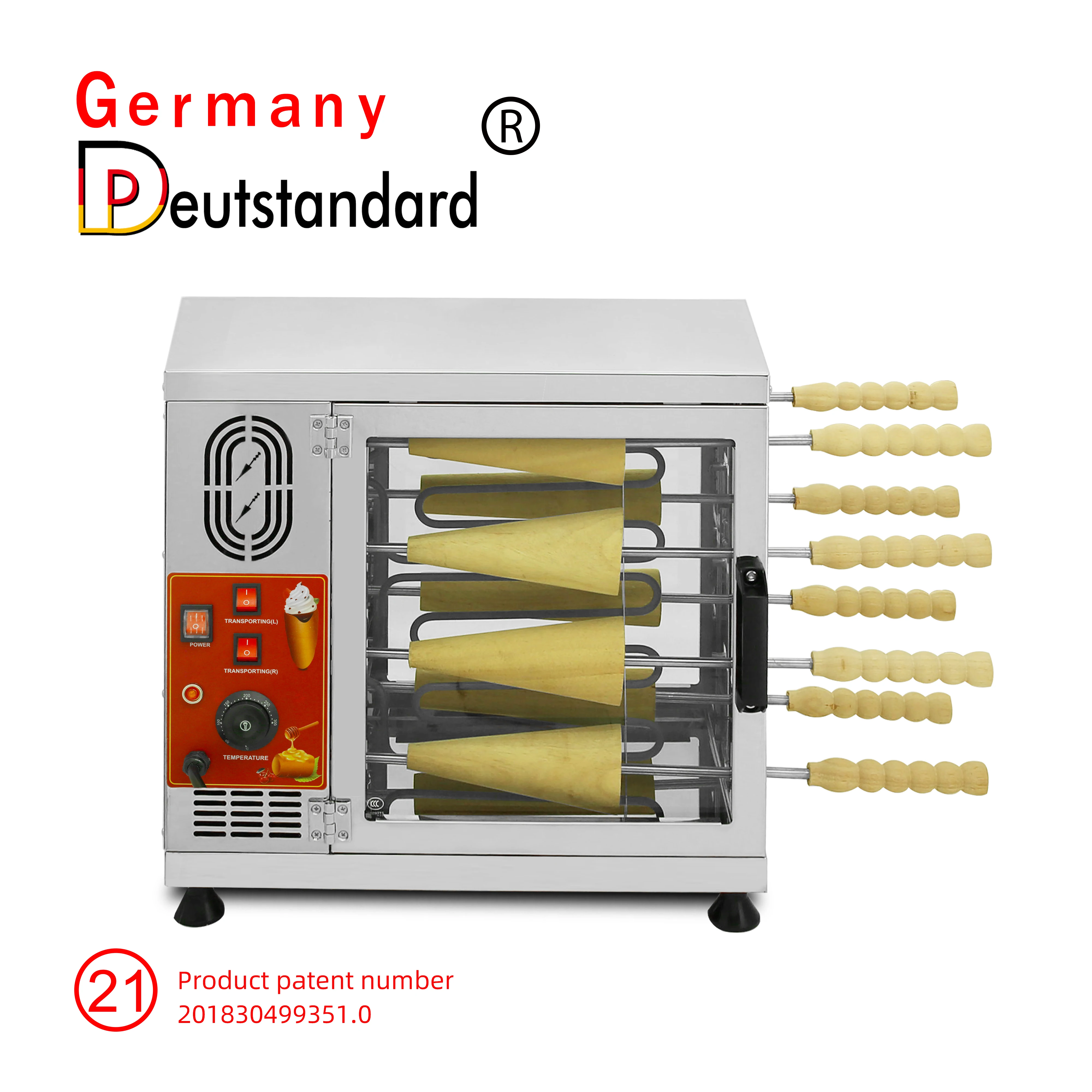 Ice cream cone kurtos kalacs chimney cake oven machine