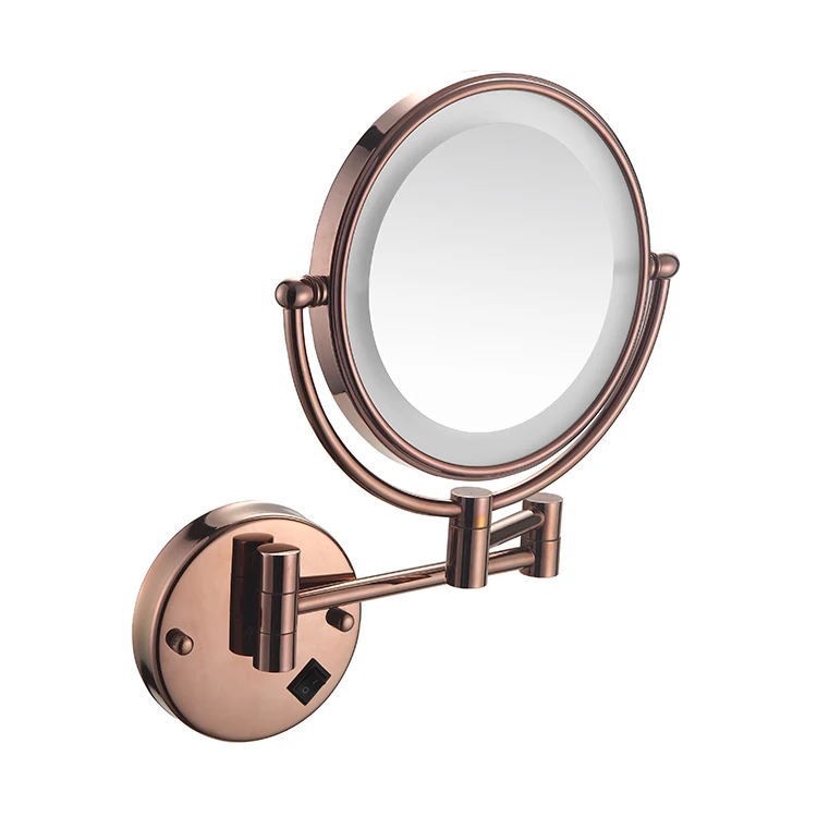 KAIIY LED Mirror China Supplier Modern Stainless Steel Wall Mounted Bathroom Accessories Bath Mirror