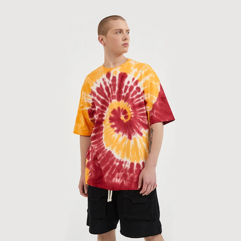 Colorful 3D Tees Psychedelic Tshirt Flashbacks Streetwear Brand Clothes Tie Dye Tops