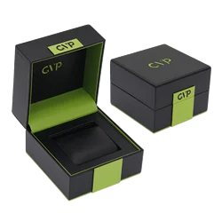 Good quality watch packaging box PU leather single watch cases