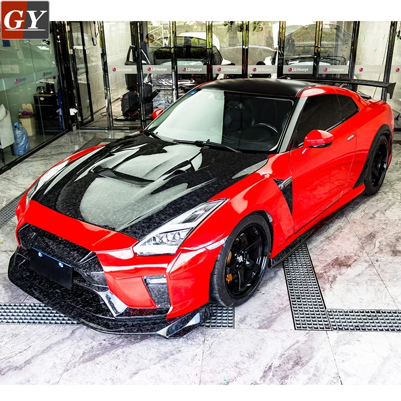 PORTION FORGE CARBON VARIS19 Ver MAGNUM OPUS STYLE BODY KITS FOR NISSSAN 08- R35 GTR