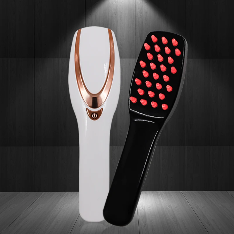 
Electric Laser Hair Growth Comb Anti Hair Loss Massage Therapy Infrared Red Light Ions Vibration Massager Comb 
