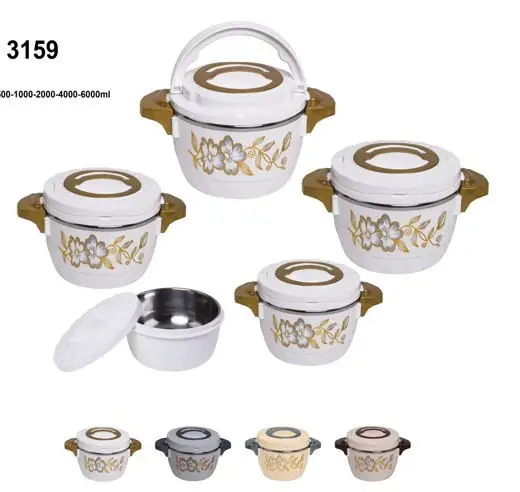 Thermo stainless steel food warmer casserole luxury insulated hot pot food warmer