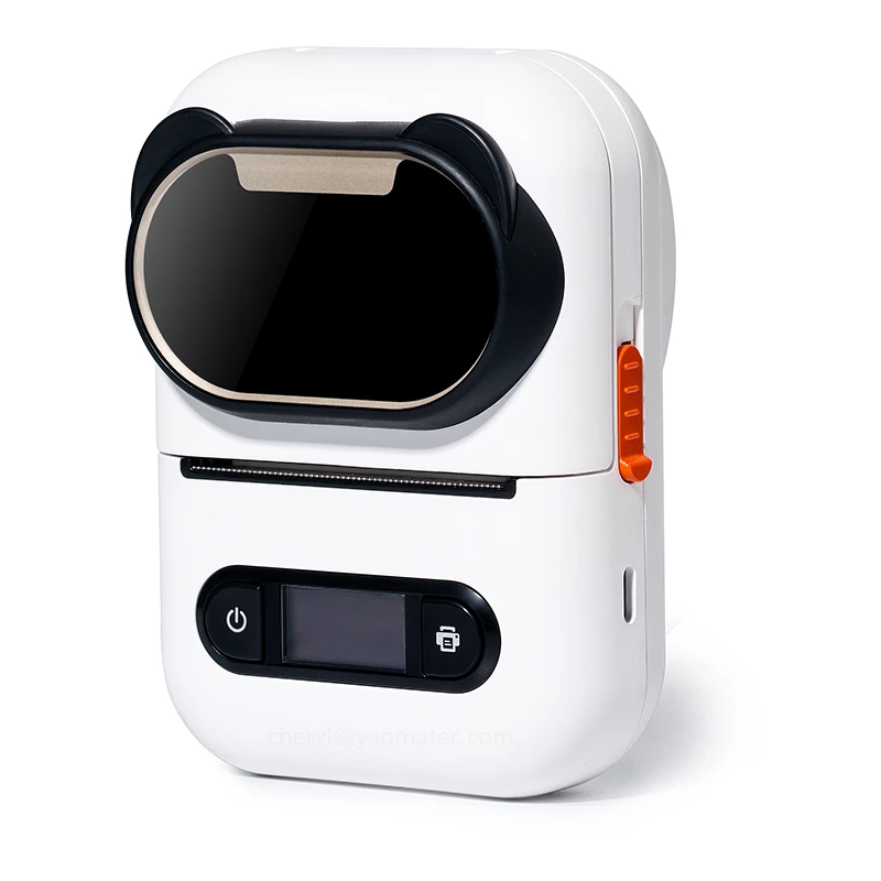 Термопринтер для этикеток Unismar 58 мм, беспроводной термопринтер для этикеток, мини-наклейка, принтер с голубыми зубьями