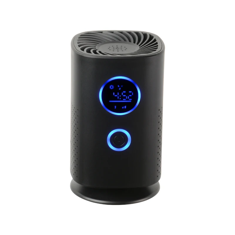 Type-C interface Small Ionizer Cleaner Mini Portable Car Air Purifier With UV Hepa Filter Fresh