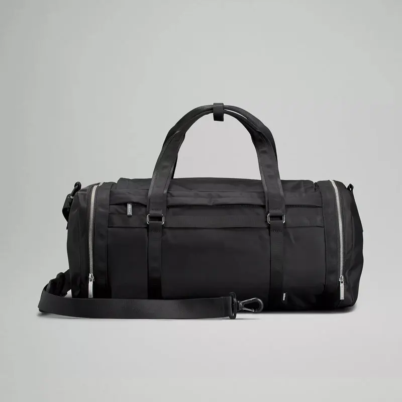 Large duffle 40L custom LOGO carry on shoulder weekender overnight bag with shoe compartment