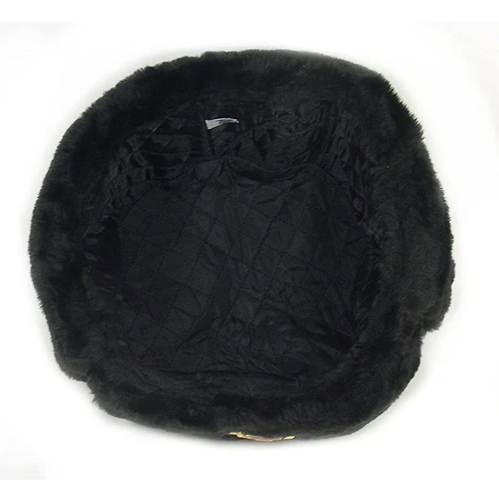 Wholesale Ushanka Azhna Russian Ushanka Ear-flap Hat Size 55-64 Faux Fur Black Color