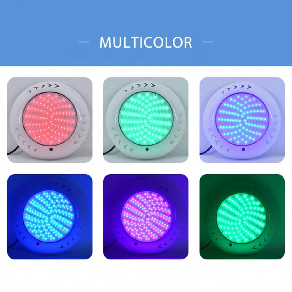Rgb Ip68 водонепроницаемый СВЕТОДИОДНЫЙ Красочный подводный свет для бассейна с пультом дистанционного управления