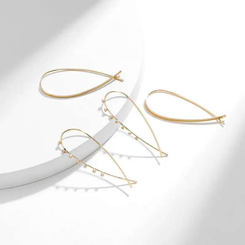Stainless Steel Earring Large Earings Enamel Bow Resin Accessories Statement Crystal Drop Set Girls African Earrings Boho Beads
