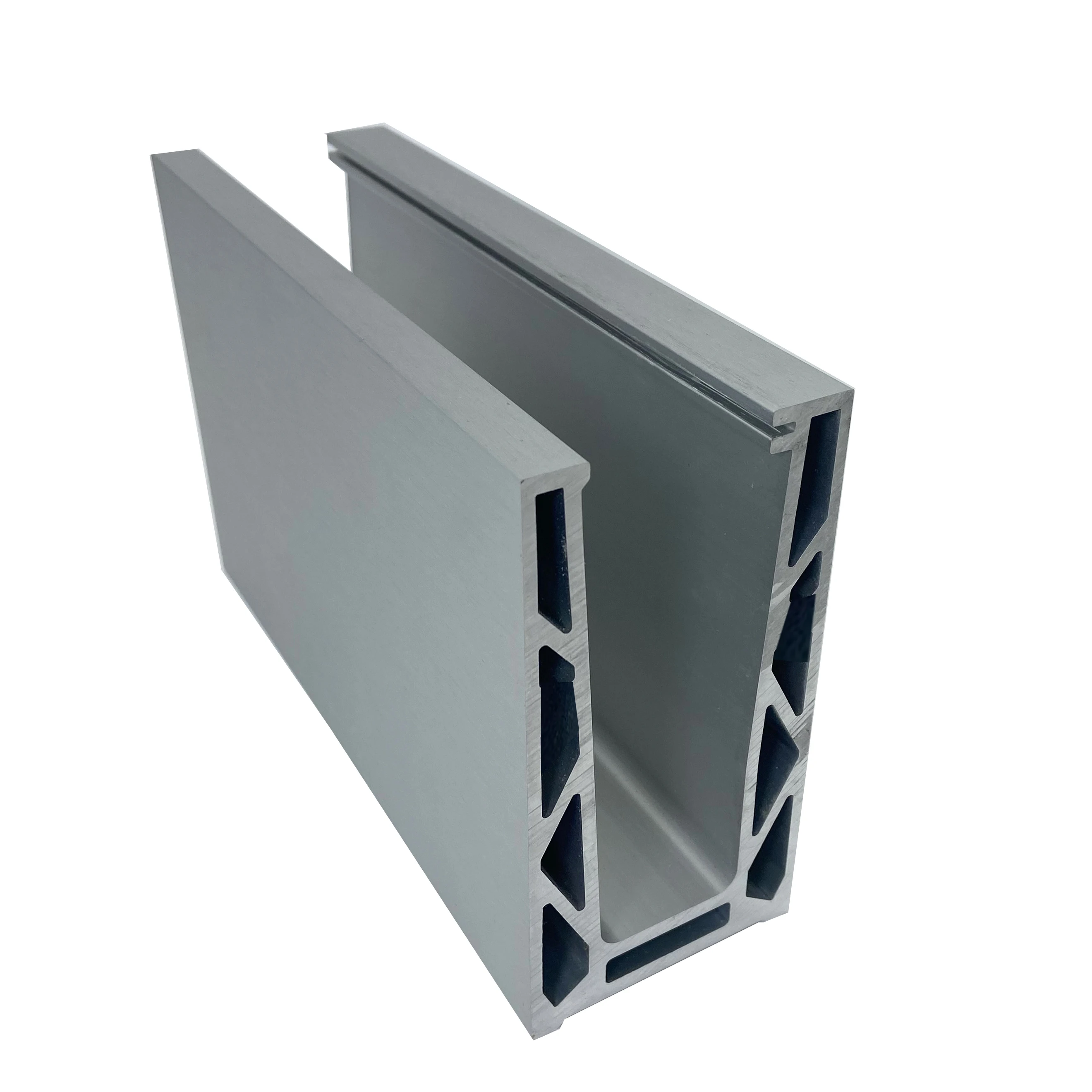 Aluminium Extrusion Profile Factory Balustrades Railing System Aluminum Frameless U Channel Glass Railing