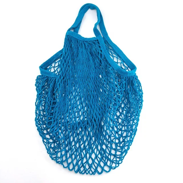 Women Reusable Shopping Bag Mesh String Grocery Fruit Vegetable Bag Eco Shopper Cotton Tote Woven Net Shoulder Mother Bag