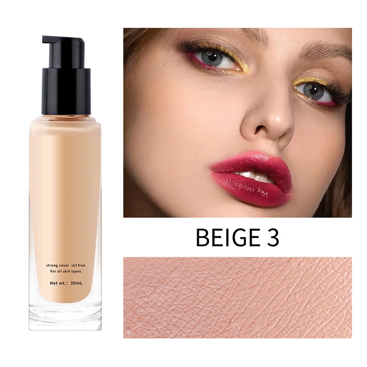 Cosmetics Foundation Full Coverage Private Label Waterproof Liquid Concealer Makeup