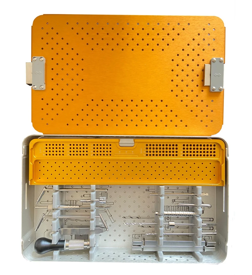 ALPS orthopedic Veterinary T plate Surgical instrument set alps advanced locking plate