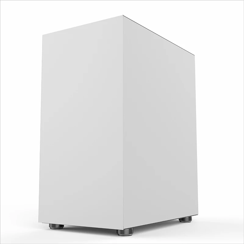 Корпус компьютера башня ПК части с полностью металлической платой V650 Красивая Белая Средняя башня MEIJI или OEM,MEIJI или OEM Настольный аудио, usb запас