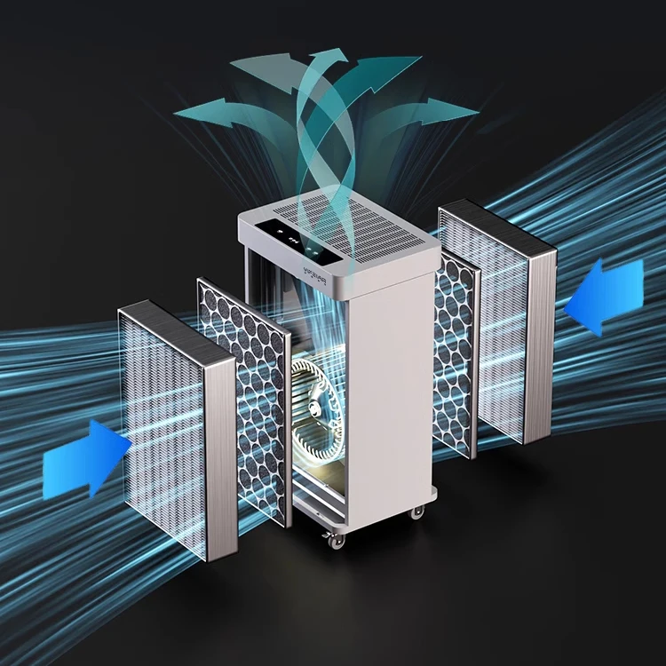 CB CE SAA Certificate Medical Grade H13 Hyper Hepa Filter Air Filter Purifier Pm2.5 Digital Display Air Purifier Large Space