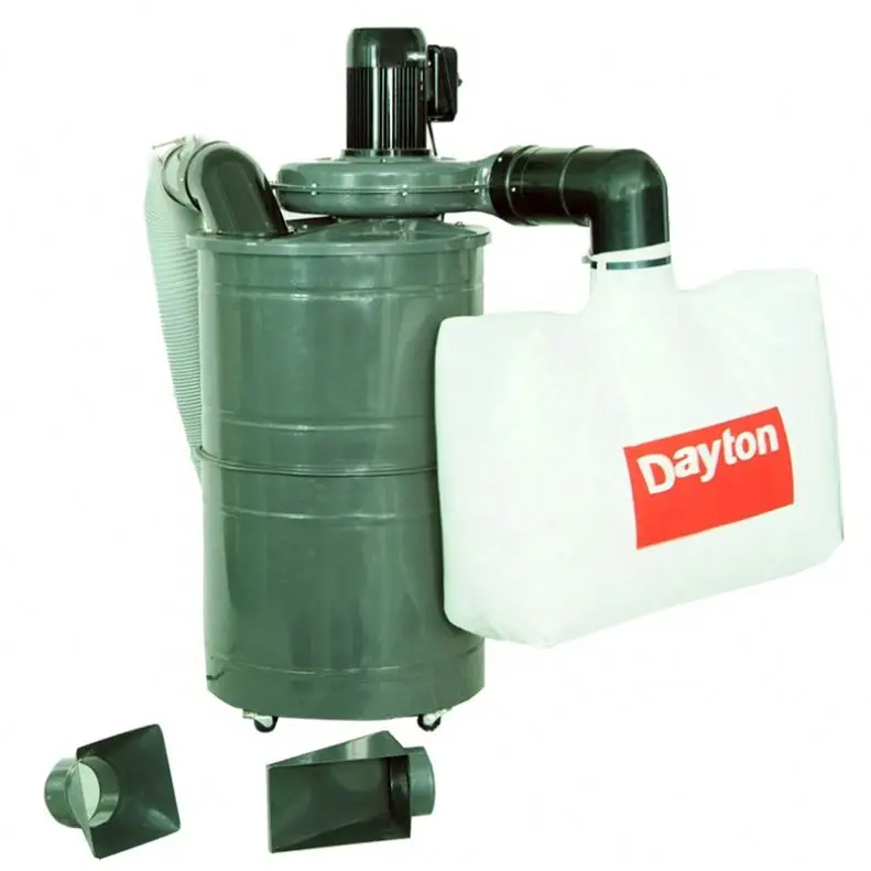 High power dust collector metal drum dust collector