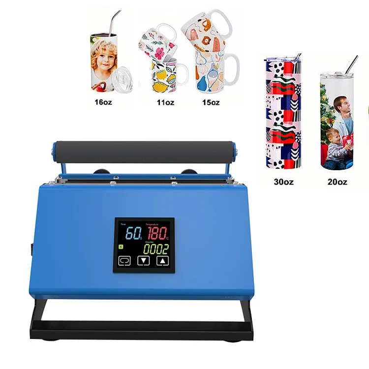 Sublimation mug beer glass digital printer printing mug cup heat press transfer logo machine portable for 12oz 15oz 20oz 30oz
