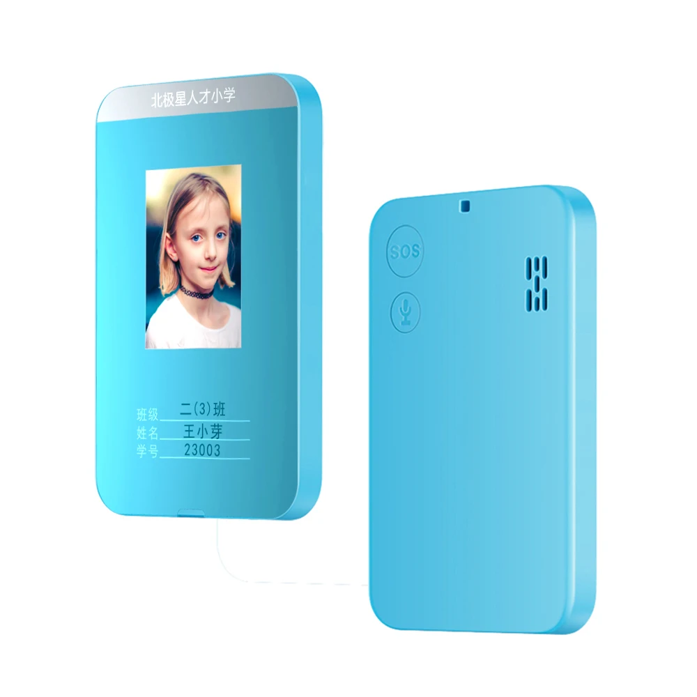 Newest Best Price 4G Student ID Card GPS Tracker G65 SOS+Voice Message Function Slim Employee Work Card Locator