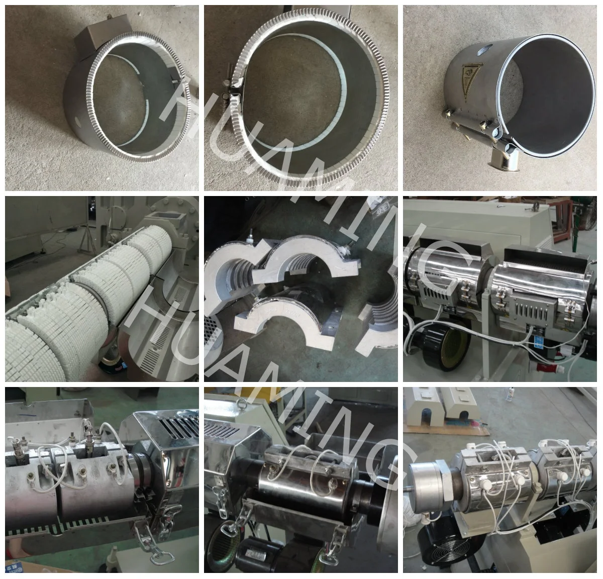 Plastic extruder cast aluminum heater screw heater  ceramic heater cover