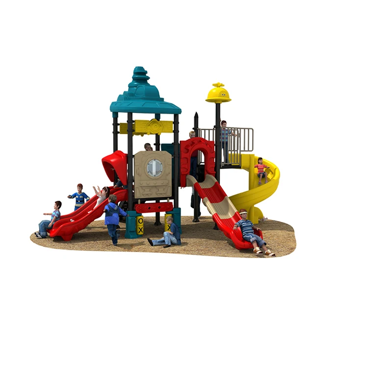 Professional Cheap Games Kids Plastic Slide Outdoor Playground
