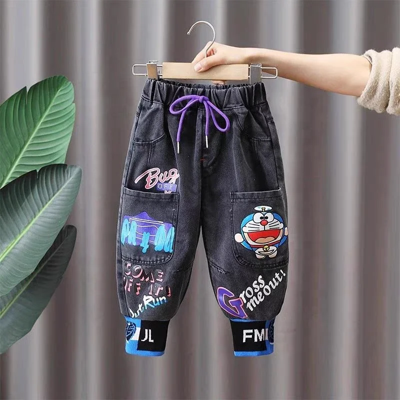 5-15 Year Child Clothing Fashion Baggy Denim Kids Boy Pants Trsousers Kids Boy Jean For Boys Children