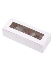 Wholesale Caoted Paper Plastic Pop Packaging Customizable Square Luxury Birthday Clear Transparent Cake Box