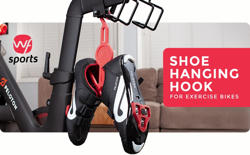 shoes attached to the hook of the shoe hanger