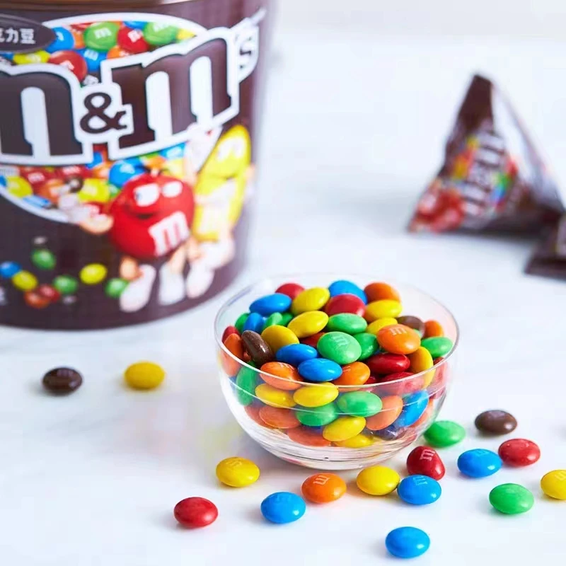 Wholesale M&M Peanut Chocolate Ball Chocolate Beans M Ms chocolates and sweets
