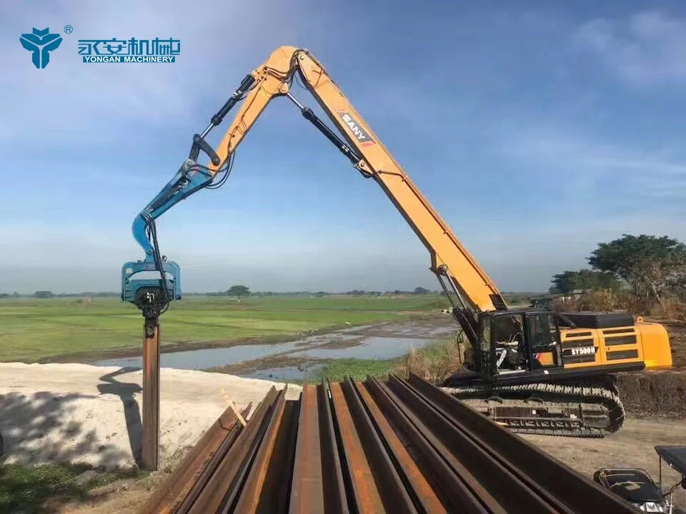 V350 гидравлический экскаватор, вибромолоток, приводы, лист, сваи