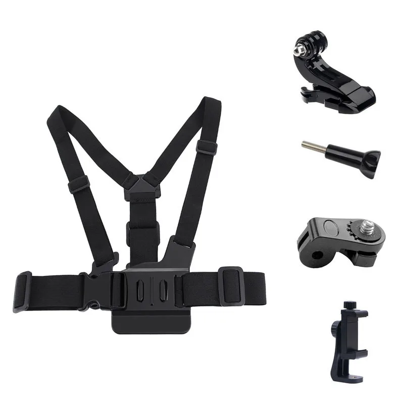 New Chest Strap Mount Phone Clip Bracket for Climbing/skiing/biking 360 Degree Rotated for iPhone Huawei Samsung Gopro Accessory