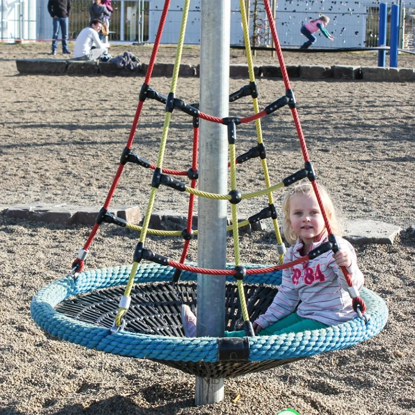 Заводская индивидуальная тарелка с паутиной 40 дюймов безопасные качели для детей со стальной рамой