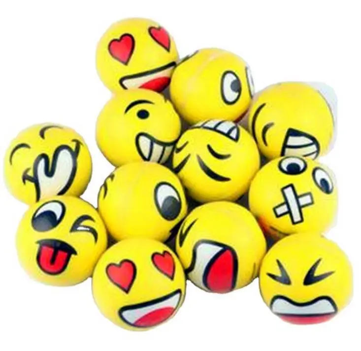 2023 Hot Selling Funny Soft Customized Logo Squeeze Children Toy PU Foam Stress Ball