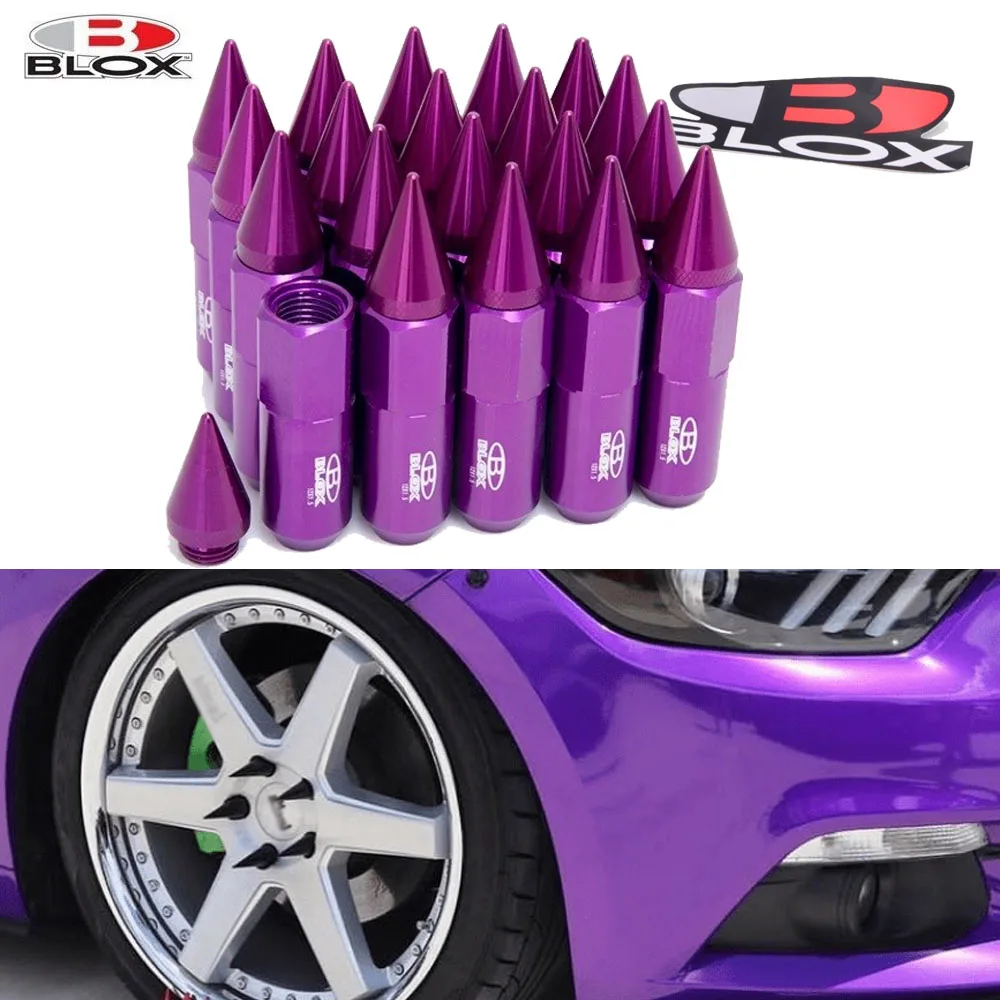  Blox M12X1.5 & M12 * 1 25 Расширенный тюнер колесные диски гайки Украшенные шипами и рыболовли ловильный наконечник товар имеется в наличии для быстрая доставка