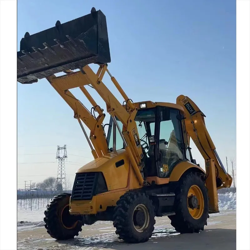 Дешевый землеройный экскаватор-погрузчик 4x4 JCB 3CX трактор для продажи