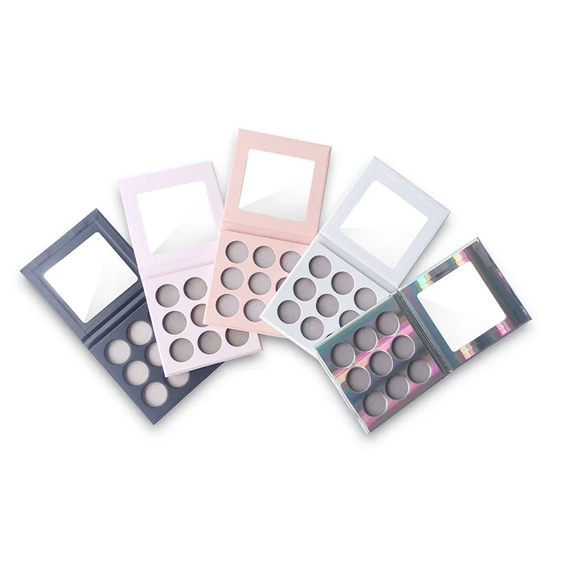 Custom High Quality Nude Glitter Matte Eyeshadow Palette Cosmetic Christmas Make Up Pallets Eye Shadow