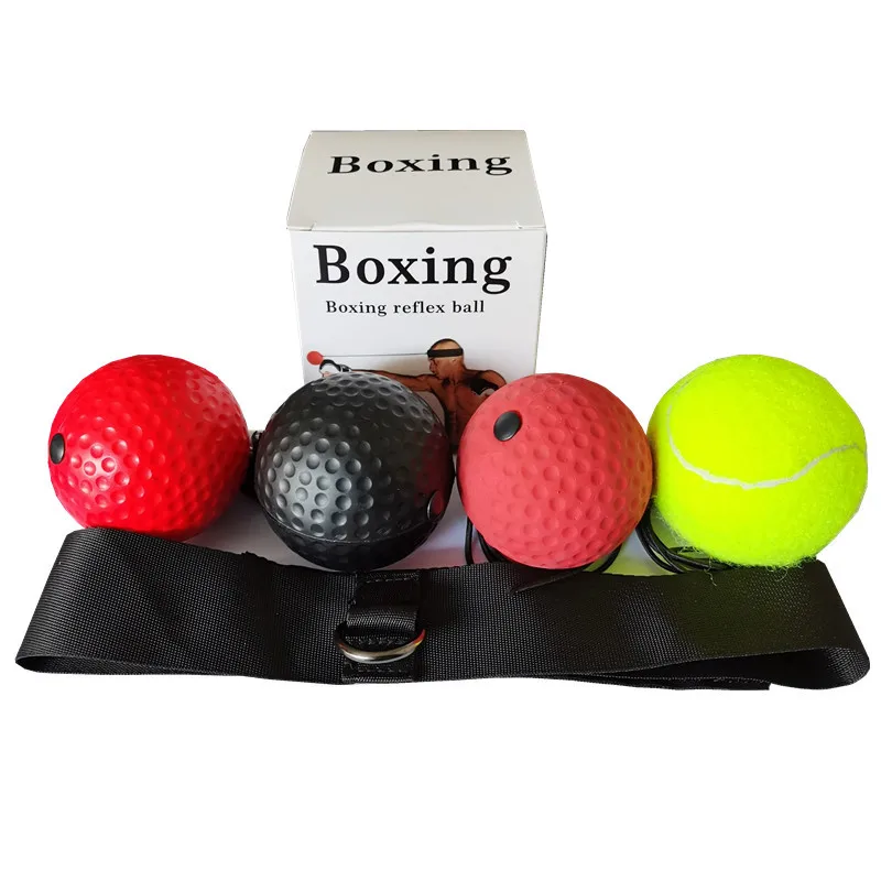 2022 New Product Boxing Reflex Balls with Headband Speed Sports Training Punch Fight React Head Ball
