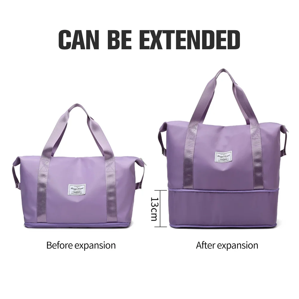 Небольшой минимальный заказ от производителя, вместительные водонепроницаемые спортивные сумки, Складная расширяемая дорожная сумка для мужчин и женщин