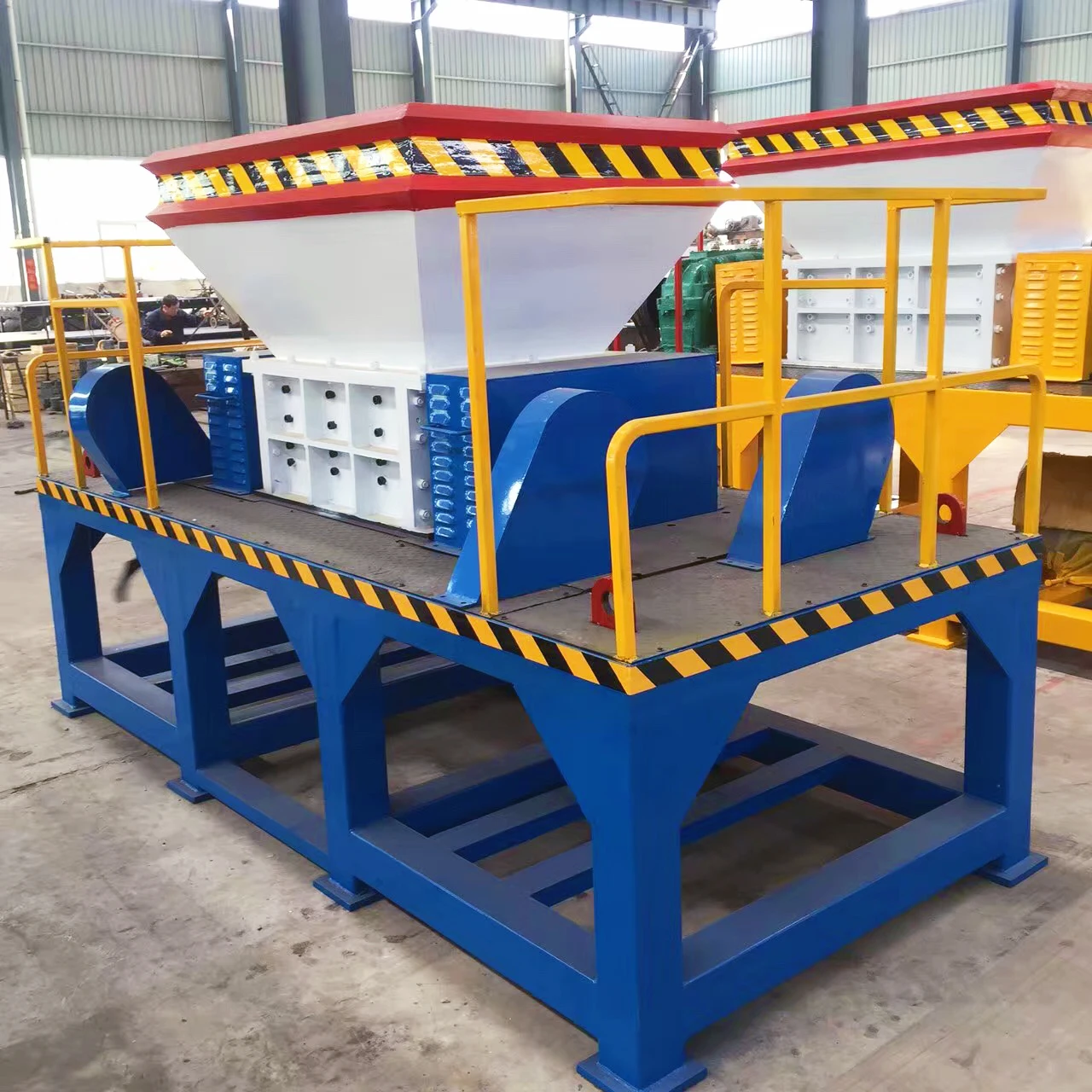 rubber Crumb Tire Shredders double shaft truck rubber car tire shredder machine for sale