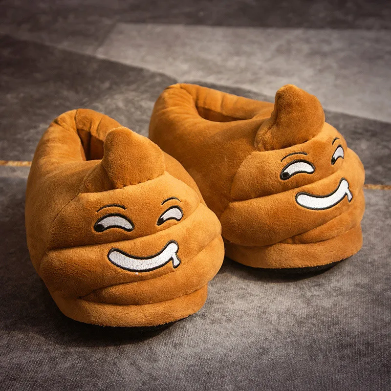 New cute plush animal slippers Light weight animal shaped plush slipper for home