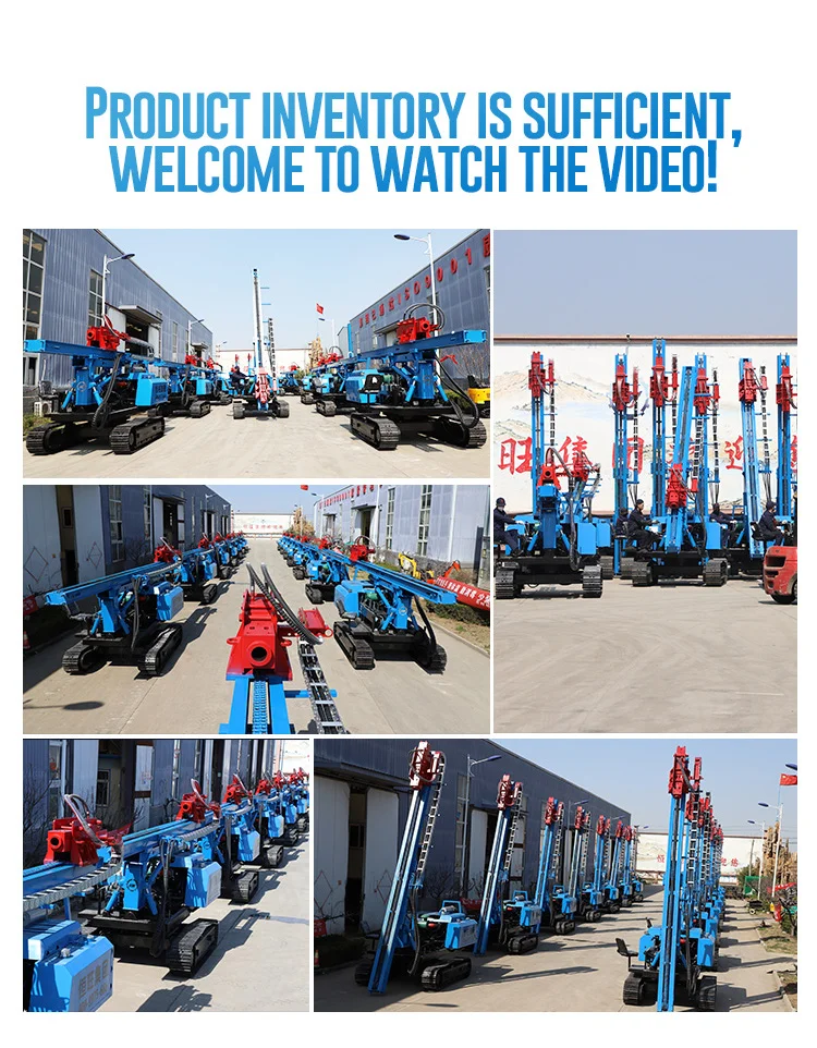 PV solar piling driver rig в Южной