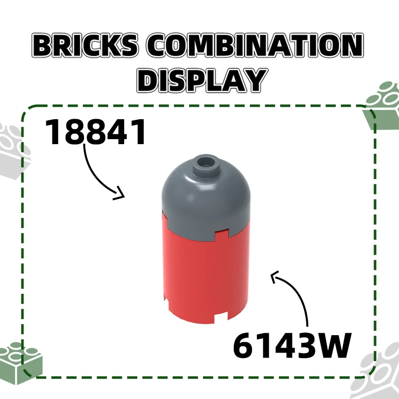Wange NO.18841 круглый 2x2 купольный воздушный шар из пластика DIY Детская игрушка с 1 отверстием блок Moc Цвет аксессуары совместимый кирпич