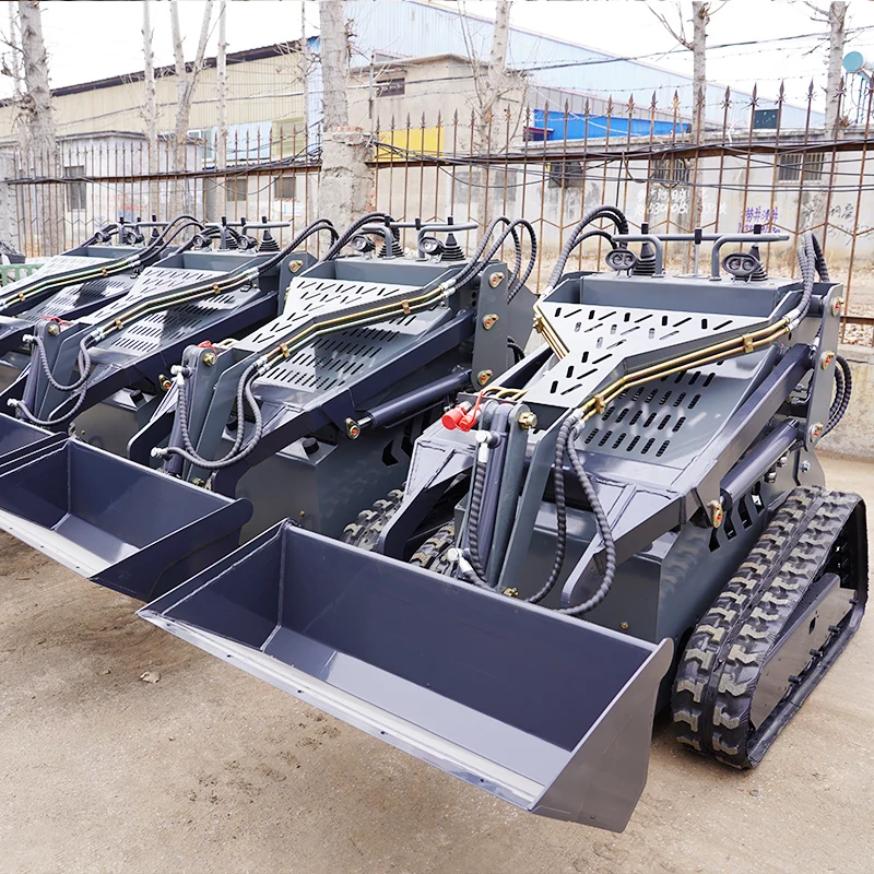 380KG 450KG Mini Skid Steer Loader Front Loader Backhoe Mower Versatile Landscaping Lifting Multi-Purpose Use