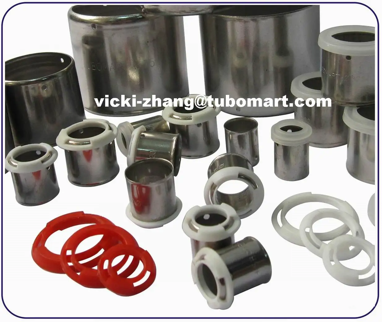 OEM factory 304 Steel Sleeve U TH Types For Fitting 16-32mm Stainless press fittings rings with customized drawing service