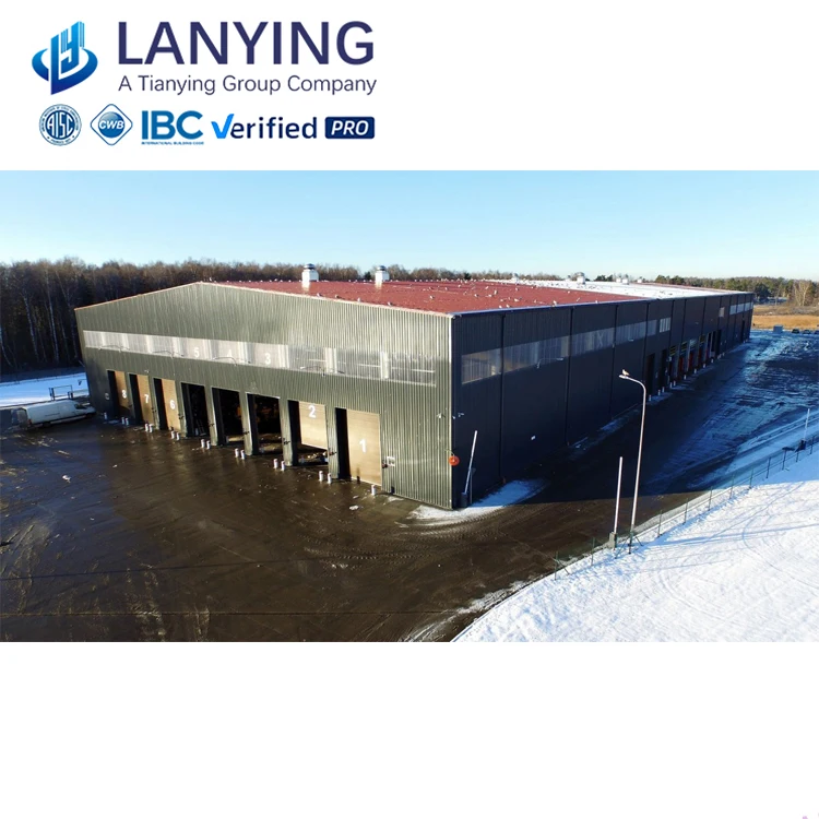 AISC Certificated Prefabricated Steel Structure Metal Shed Factory Building Warehouse