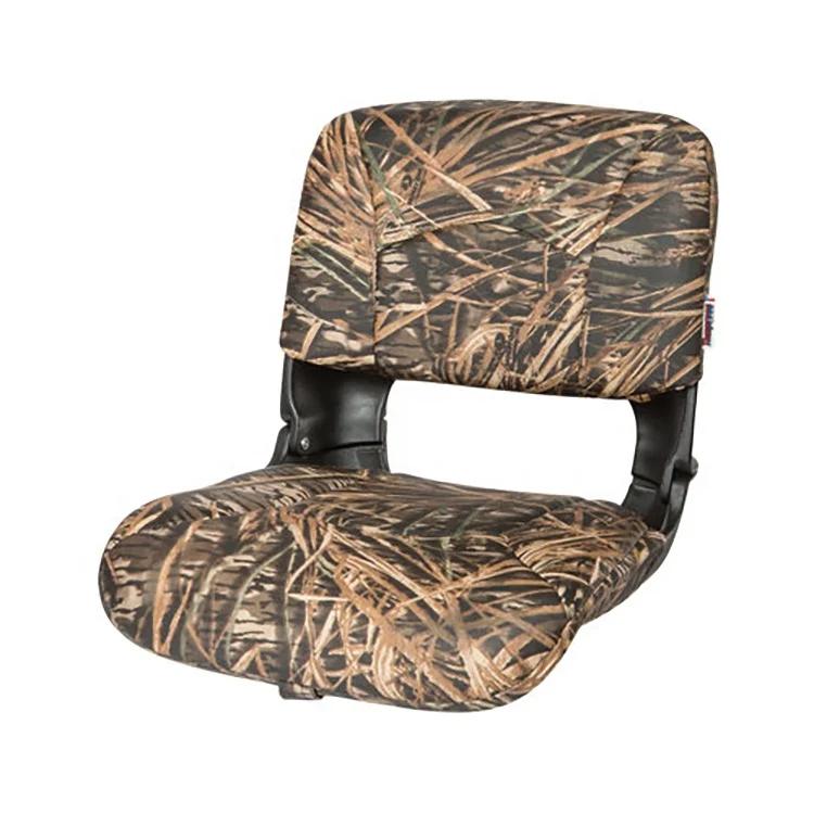 Heavy Duty Cheap Marine Plastic Pontoon Seats Fold Down Camouflage Boat Seats