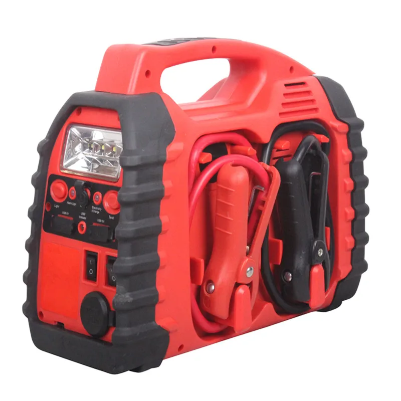 12V Car Battery Pack Booster Portable Charger Power Bank Built In 22 Cylinder 260 PSI Air Compressor Car Inflator Jump Starter