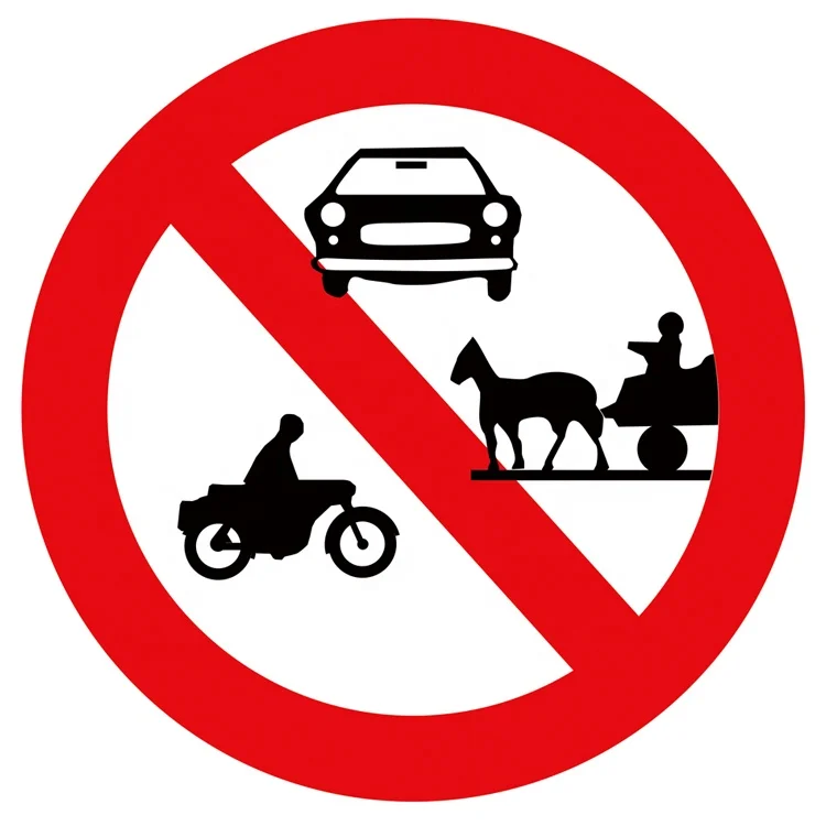 Индивидуальный дорожный предупреждающий знак безопасности, Алюминиевые профильные дорожные знаки