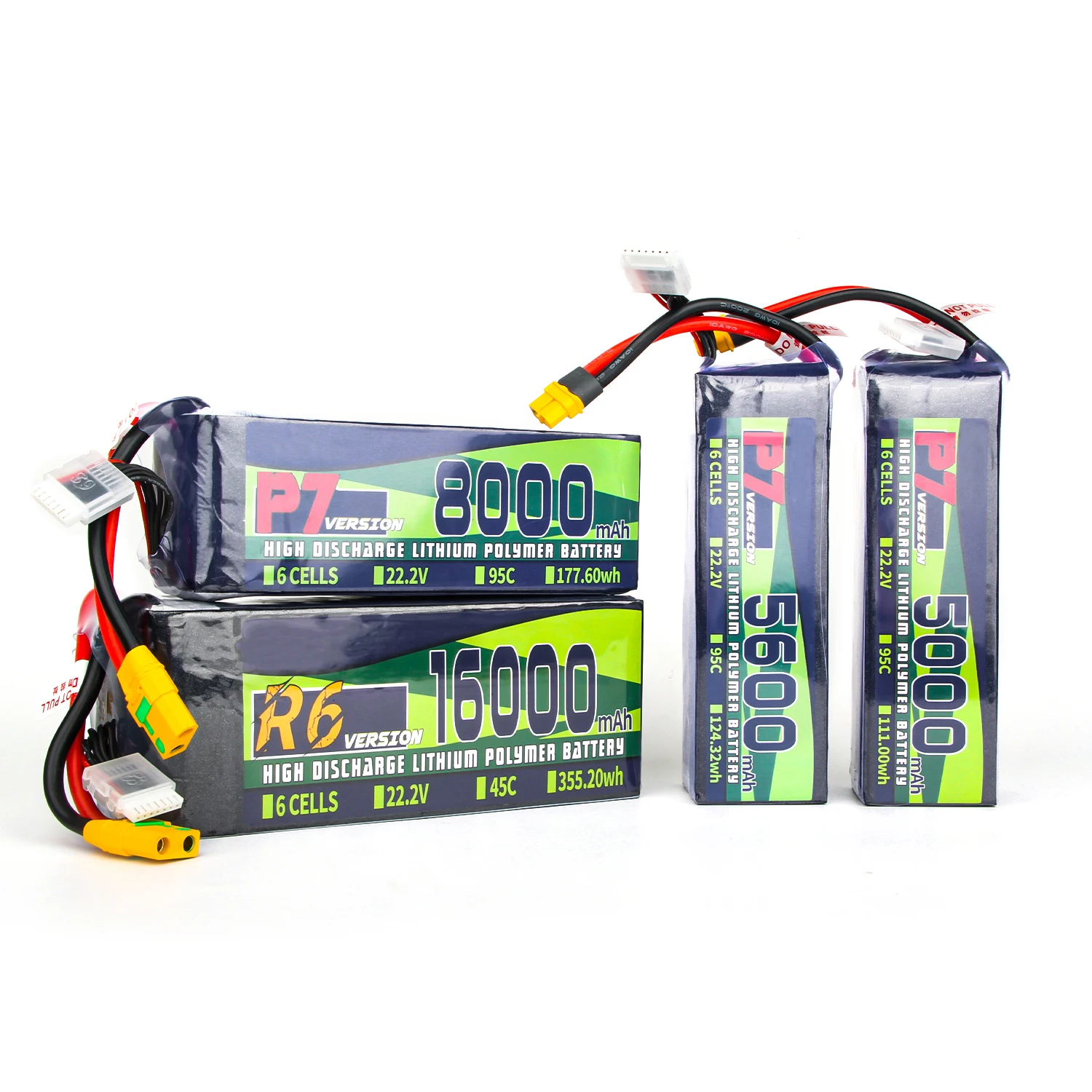 Lipo battery 6S 22.2V  5000/5600/8000/16000mAh 95C 45C 6S1P RC Battery with  XT60 XT90-H Plug for Agricultural plant protection